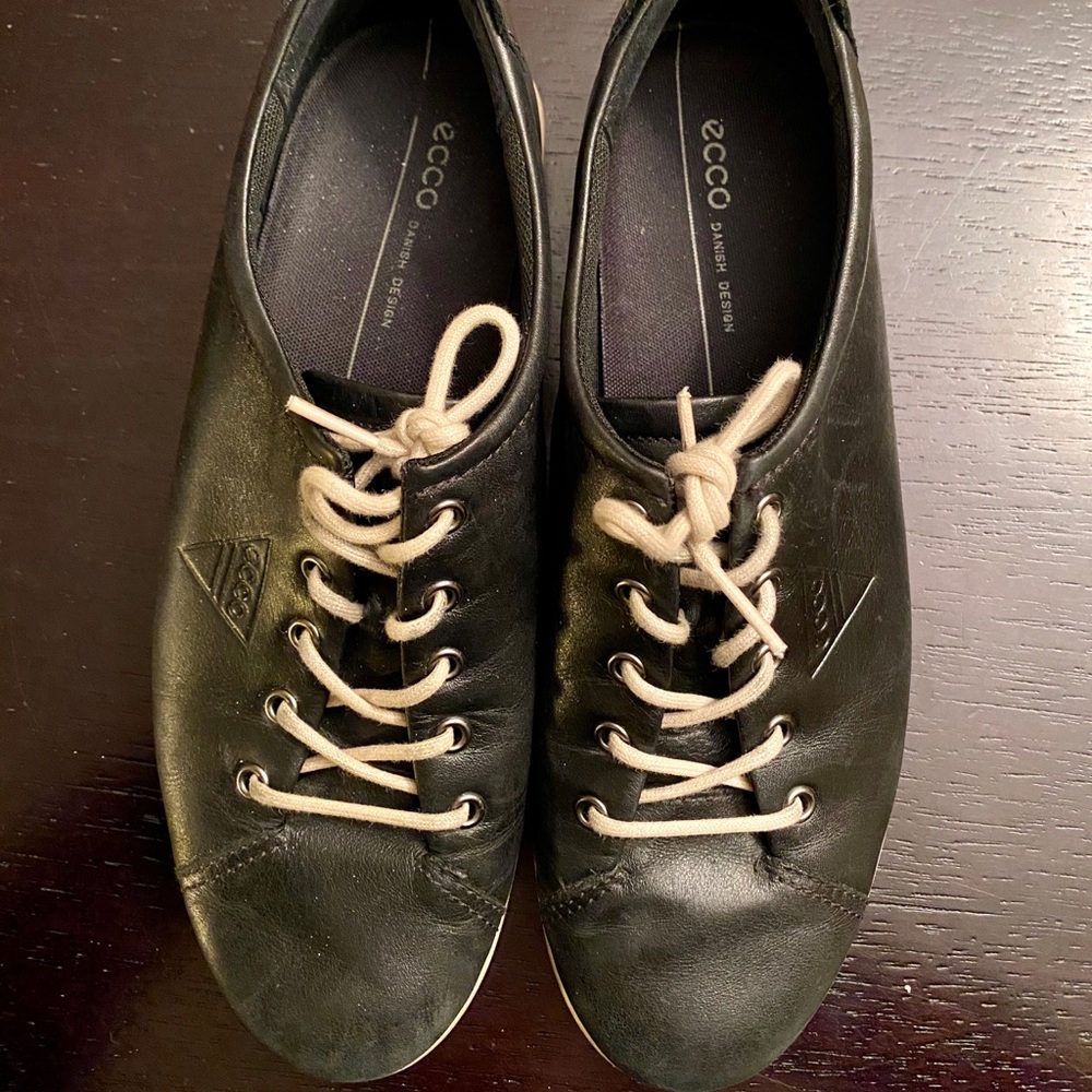 Ecco Leather Sneakers